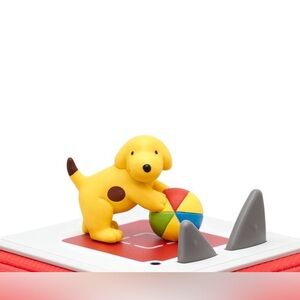 Colorful Dog Figurine with Ball